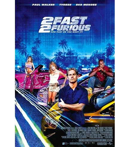 Amazon.com: Movie Poster Furious 7 2 Sided Original INTL Final